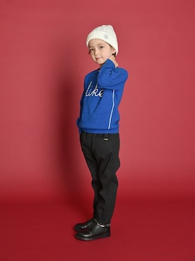 「アイテム（その他シューズ）」を使った、BRANSHESさん（キッズ・113cm）の冬コーディネート