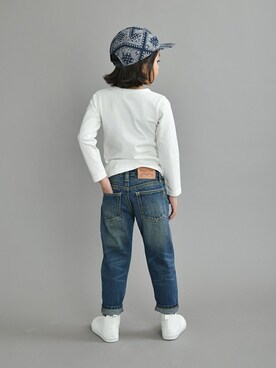 「RADCHAP（ラッドチャップ）のアイテム（帽子）」を使った、BRANSHESさん（キッズ・112cm）の冬コーディネート