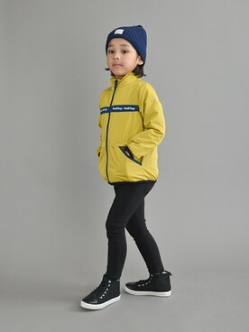 「RADCHAP（ラッドチャップ）のアイテム（ナイロンジャケット）」を使った、BRANSHESさん（キッズ・112cm）の春コーディネート
