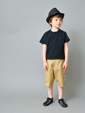 「IFME（イフミー）のアイテム」を使った、BRANSHESさん（キッズ・113cm）の春コーディネート