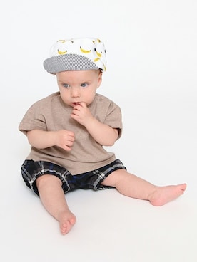 「アイテム（ママ＆ベビー）」を使った、BRANSHESさん（キッズ・70cm）の春コーディネート