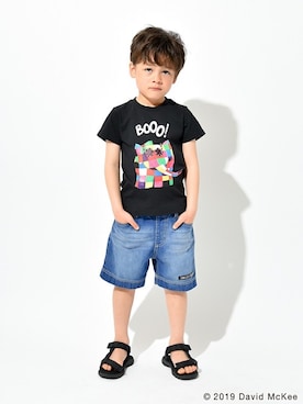 「skeegee（スキージー）のアイテム」を使った、BRANSHESさん（キッズ・110cm）の春コーディネート