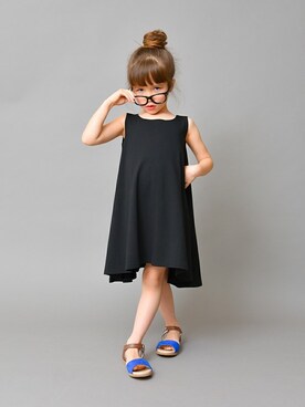 「アイテム（ワンピース/ドレス）」を使った、BRANSHESさん（キッズ・109cm）の春コーディネート