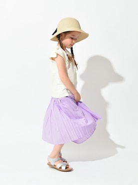 「アイテム（スカート）」を使った、BRANSHESさん（キッズ・110cm）の夏コーディネート