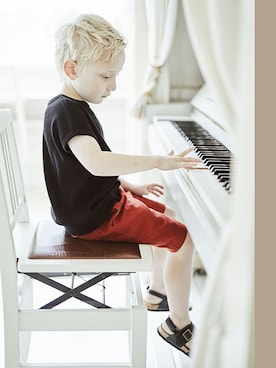 「ワッフル」｜BRANSHESさん（キッズ・113cm）の夏コーディネート