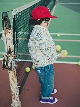 「RADCHAP（ラッドチャップ）のアイテム（シューズ）」を使った、BRANSHESさん（キッズ・107cm）の冬コーディネート