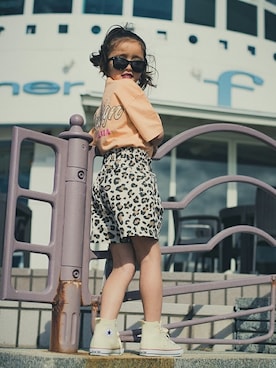 「アイテム（Tシャツ/カットソー）」を使った、BRANSHESさん（キッズ・108cm）の春コーディネート