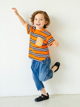 「IFME（イフミー）のアイテム」を使った、BRANSHESさん（キッズ・107cm）の夏コーディネート