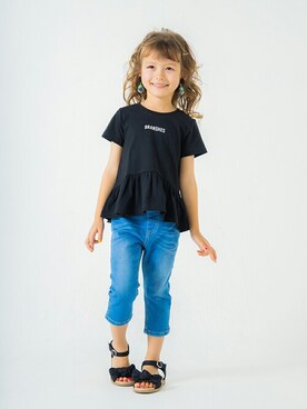 BRANSHESさん（キッズ・109cm）の春コーディネート