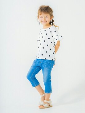 「アイテム（サンダル）」を使った、BRANSHESさん（キッズ・109cm）の夏コーディネート