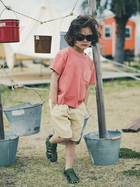 「IFME（イフミー）のアイテム」を使った、BRANSHESさん（キッズ・110cm）の春コーディネート