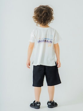 「アイテム（サンダル）」を使った、BRANSHESさん（キッズ・107cm）の夏コーディネート