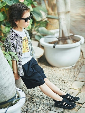 「アイテム（パンツ）」を使った、BRANSHESさん（キッズ・113cm）の夏コーディネート