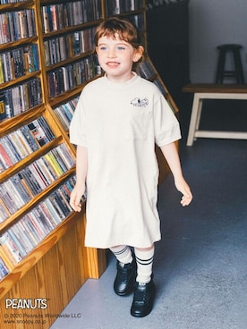 「アイテム（ワンピース/ドレス）」を使った、BRANSHESさん（キッズ・107cm）の夏コーディネート