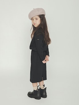 「アイテム（ワンピース/ドレス）」を使った、BRANSHESさん（キッズ・107cm）の秋コーディネート