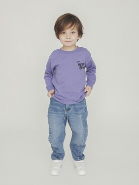 「IFME（イフミー）のアイテム（スニーカー）」を使った、BRANSHESさん（キッズ・110cm）の秋コーディネート