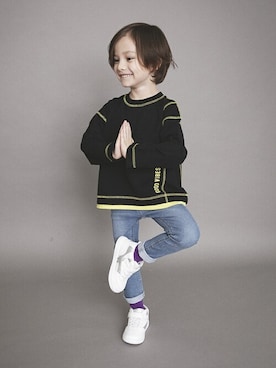 「IFME（イフミー）のアイテム」を使った、BRANSHESさん（キッズ・110cm）の秋コーディネート