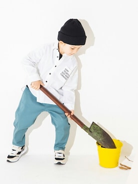 「アイテム（シャツ/ブラウス）」を使った、BRANSHESさん（キッズ・110cm）の夏コーディネート