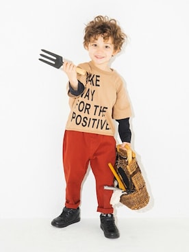 「IFME（イフミー）のアイテム（スニーカー）」を使った、BRANSHESさん（キッズ・107cm）の夏コーディネート