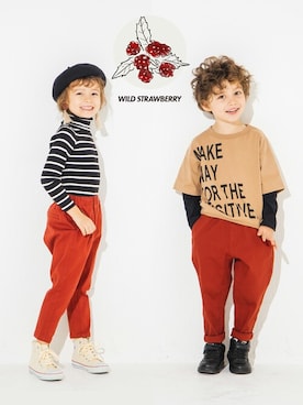 「IFME（イフミー）のアイテム（スニーカー）」を使った、BRANSHESさん（キッズ・110cm）の夏コーディネート