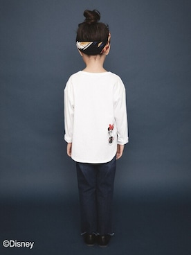 「アイテム（バレエシューズ）」を使った、BRANSHESさん（キッズ・107cm）の秋コーディネート