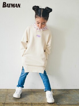 「RADCHAP（ラッドチャップ）のアイテム（ワンピース）」を使った、BRANSHESさん（キッズ・111cm）の秋コーディネート