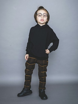 「アイテム（パーカー）」を使った、BRANSHESさん（キッズ・110cm）の秋コーディネート