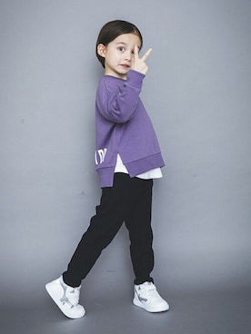 「IFME（イフミー）のアイテム」を使った、BRANSHESさん（キッズ・110cm）の秋コーディネート