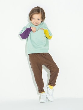 「IFME（イフミー）のアイテム」を使った、BRANSHESさん（キッズ・110cm）の秋コーディネート