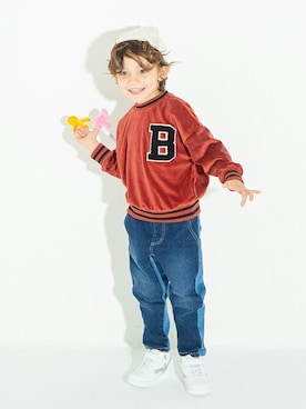 「IFME（イフミー）のアイテム」を使った、BRANSHESさん（キッズ・110cm）の秋コーディネート