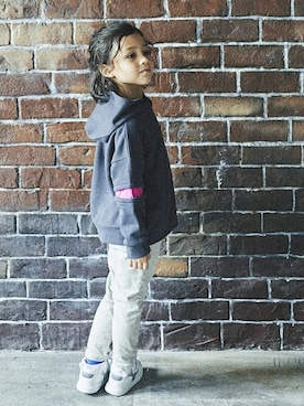 「アイテム（パーカー）」を使った、BRANSHESさん（キッズ・110cm）の秋コーディネート