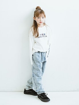 「アイテム（トップス）」を使った、BRANSHESさん（キッズ・126cm）の冬コーディネート