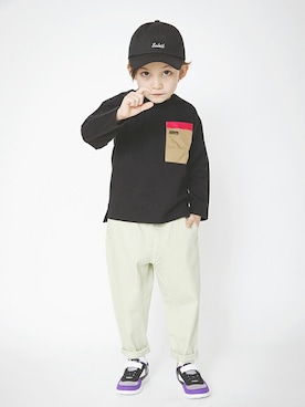 「IFME（イフミー）のアイテム（スニーカー）」を使った、BRANSHESさん（キッズ・113cm）の冬コーディネート