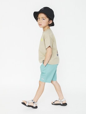 「アイテム（サンダル）」を使った、BRANSHESさん（キッズ・113cm）の春コーディネート