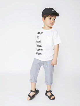 「アイテム（サンダル）」を使った、BRANSHESさん（キッズ・109cm）の春コーディネート