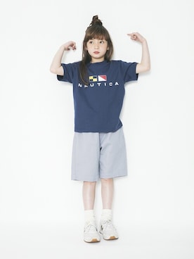 「アイテム（パンツ）」を使った、BRANSHESさん（キッズ・126cm）の夏コーディネート