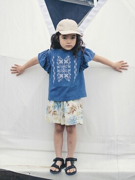 BRANSHESさん（キッズ・107cm）の夏コーディネート