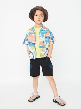 「アイテム（サンダル）」を使った、BRANSHESさん（キッズ・113cm）の夏コーディネート