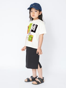 「アイテム（キャップ）」を使った、BRANSHESさん（キッズ・109cm）の夏コーディネート