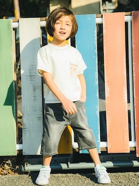 「アイテム（パンツ）」を使った、BRANSHESさん（キッズ・113cm）の夏コーディネート