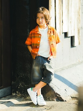 「アイテム（パンツ）」を使った、BRANSHESさん（キッズ・113cm）の夏コーディネート