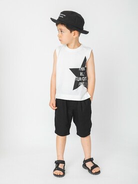 「アイテム（タンクトップ）」を使った、BRANSHESさん（キッズ・112cm）の夏コーディネート