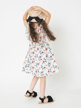 「アイテム（サンダル）」を使った、BRANSHESさん（キッズ・110cm）の夏コーディネート