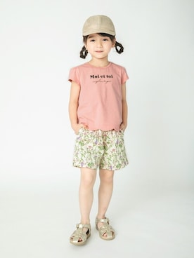 「アイテム（サンダル）」を使った、BRANSHESさん（キッズ・110cm）の夏コーディネート