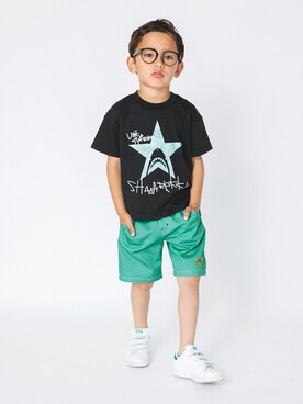 「RADCHAP（ラッドチャップ）のアイテム（パンツ）」を使った、BRANSHESさん（キッズ・109cm）の夏コーディネート