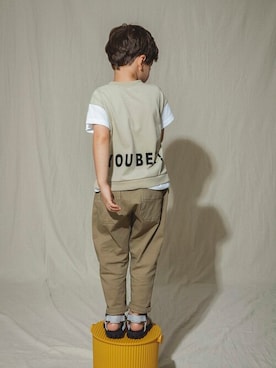 「バックプリント」｜BRANSHESさん（キッズ・112cm）の夏コーディネート