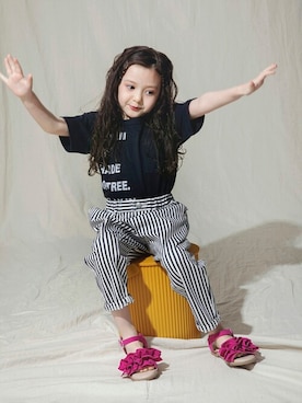 「アイテム（サンダル）」を使った、BRANSHESさん（キッズ・109cm）の夏コーディネート