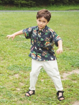 「アイテム（サンダル）」を使った、BRANSHESさん（キッズ・112cm）の夏コーディネート