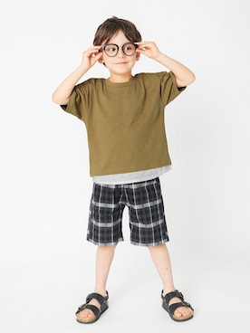 「アイテム（パンツ）」を使った、BRANSHESさん（キッズ・109cm）の夏コーディネート