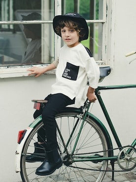 「アイテム（パンツ）」を使った、BRANSHESさん（キッズ・109cm）の夏コーディネート